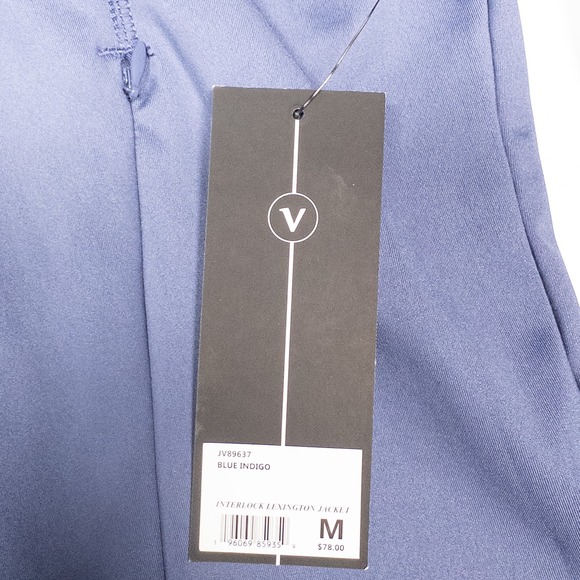 Velocity Lexington Jacket Full Zip Athletic Cropped Blue Womens‎ Medium MSRP $78 - Picture 3 of 5